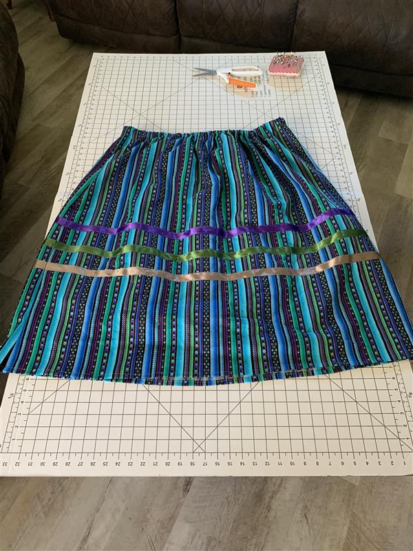 Ribbon skirt by Trish Breckenridge