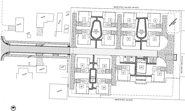 Design plan for the 34th street housing project